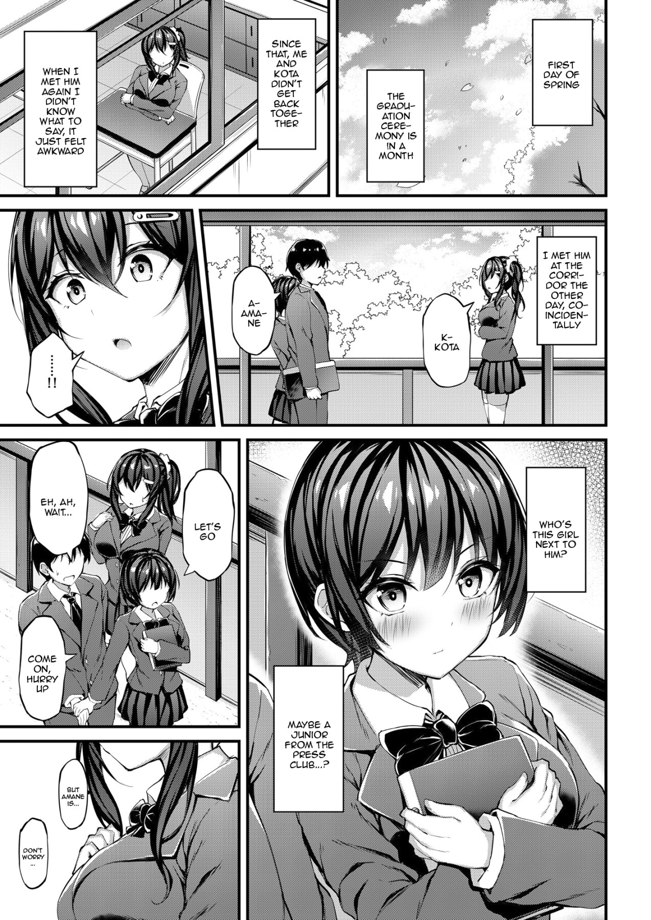 Hentai Manga Comic-The Reason My Girlfriend Wears a Two-Piece Track Uniform -The Youth-colored Uniform That I Offer To an Old Man--Read-22